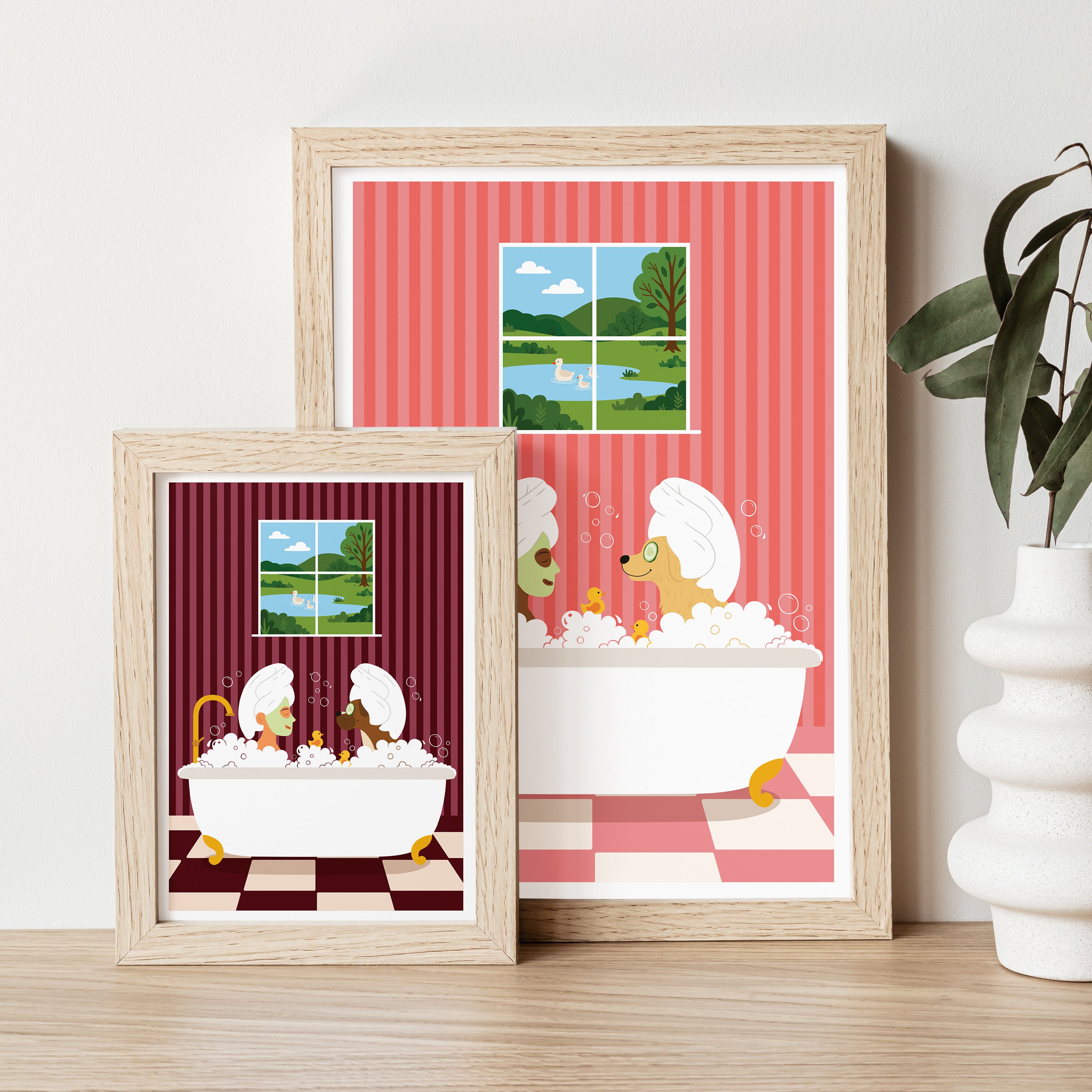 No Troubles, Only Bubbles Print