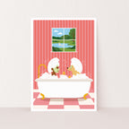 No Troubles, Only Bubbles Print