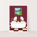 No Troubles, Only Bubbles Print